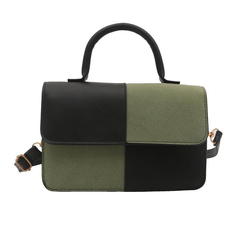 Stylish Color-block Pu Shoulder Crossbody Bag For Women Perfect For Casual Commuting