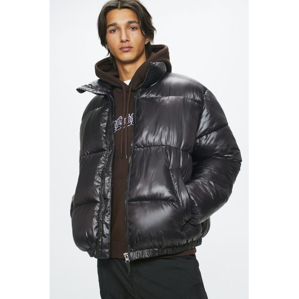 

Куртка-пуховик свободного кроя HM черного цвета XS