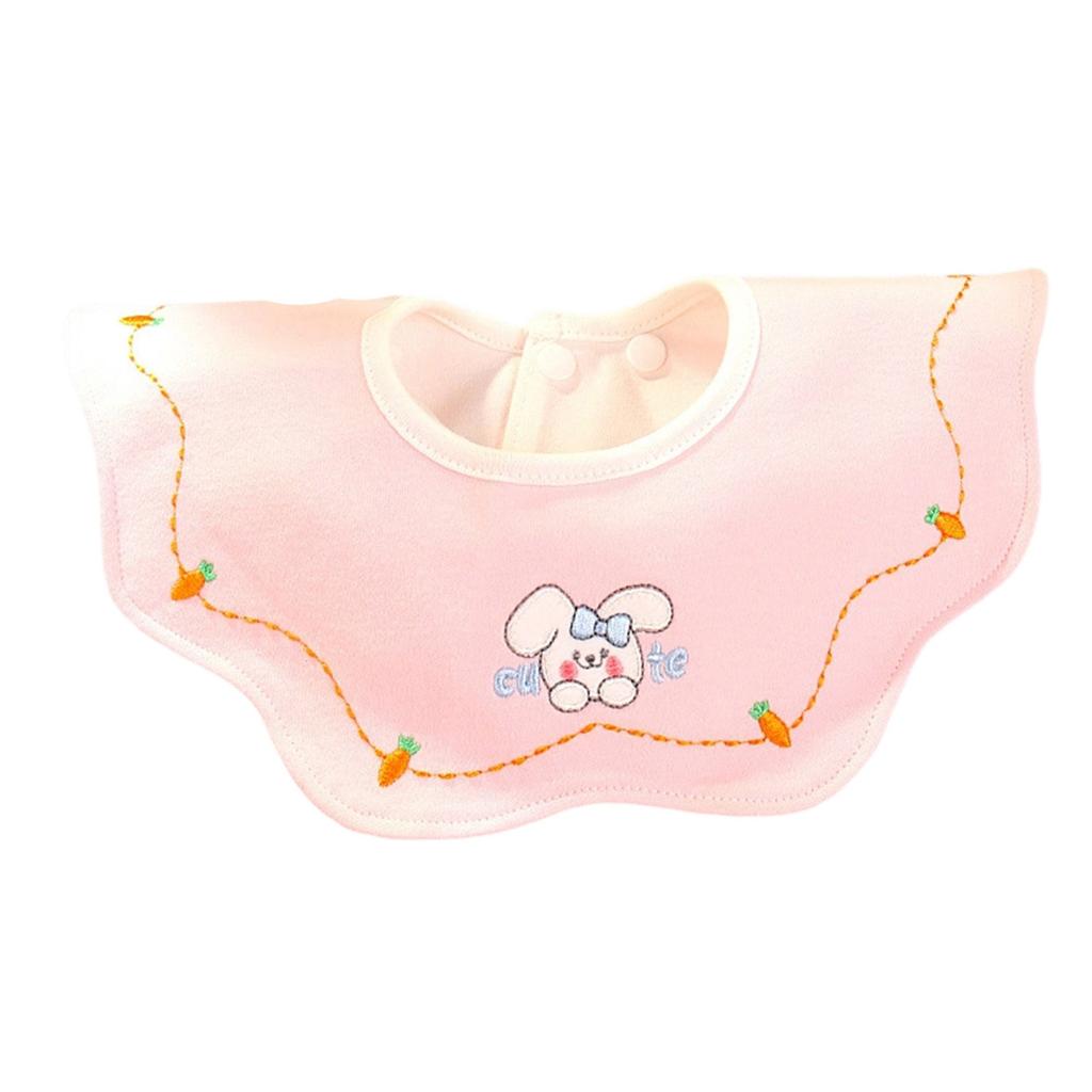 Adjustable Snap Closure Muslin Drooling Bib Convertible Saliva Towel Neck Scarf for Infants Toddler Nursing Daily