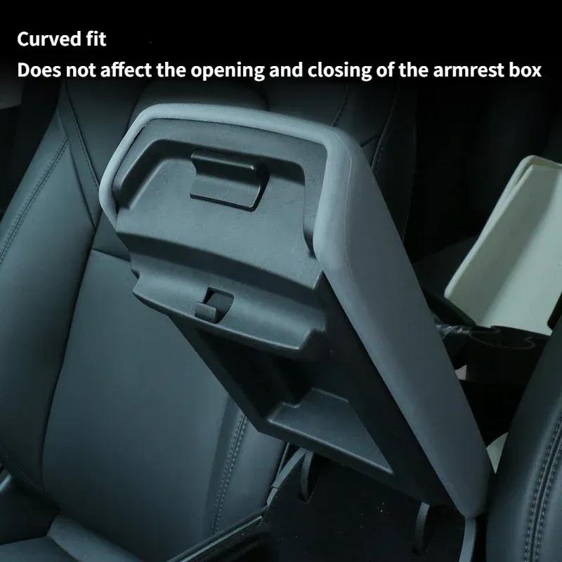 For Tesla Model 3 Model Y Juniper 2025 Central Console Armrest Cover TPE Wear-Resistant Armrest Box Protector Car Accessories