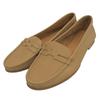 Excellent Loafers Beige Leather Women 35.5 Used