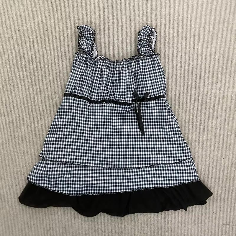 Летняя мода сладкий горошек однотонный кружевной дизайн приталенный без рукавов жилет S чёрный