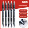 Deli Zhen S08 Black Gel Pen 0.5mm Bullet Tip, Elegant Design for Office & Student Use