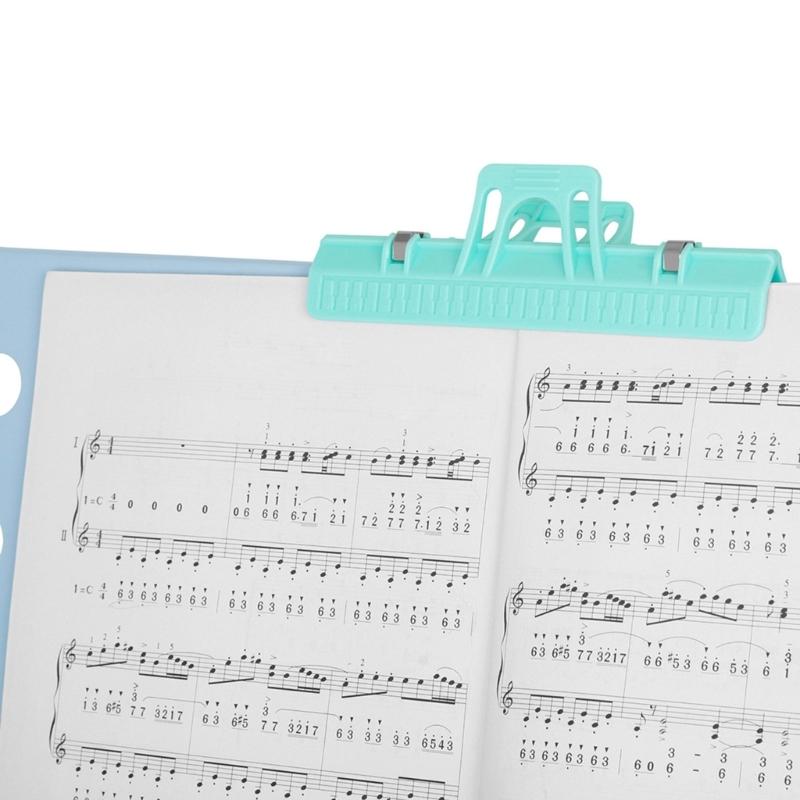 Clip de musique Clip de page de livre Clip de papeterie musicale Clip de livre Support de page Pièces de pratique
