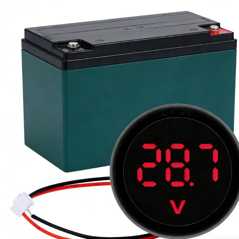 High Precisions Voltmeter Circular Voltage Gauge Meter With 4V 100V Ranges For Circuit Diagnosis And Equipment Maintenance