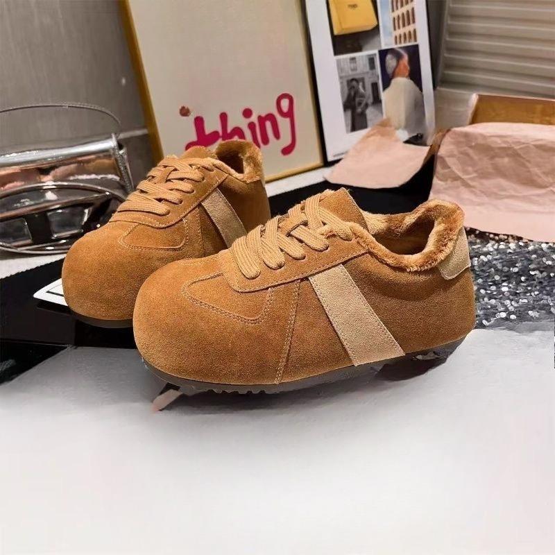 Big-head Shoes - New Autumn-winter Cotton Shoes for Women, Casual and Retro, with Added Insulation.