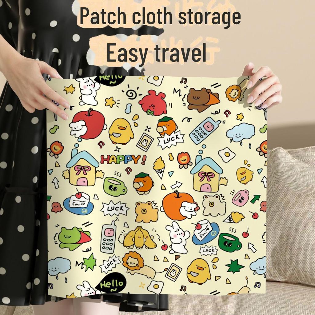 Cosmetic & Camera Lens Wrap: Self-Adhesive, Multi-Purpose, Foldable Storage Bag