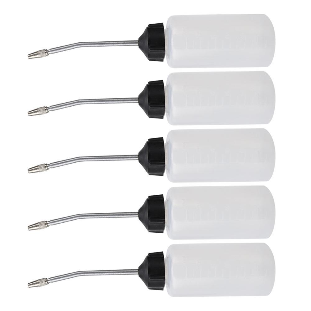 5pcs Long Tip Oil Dispenser Extended Spout Oil Bottle Sewing Machine Oiler  Industrial Lubrication