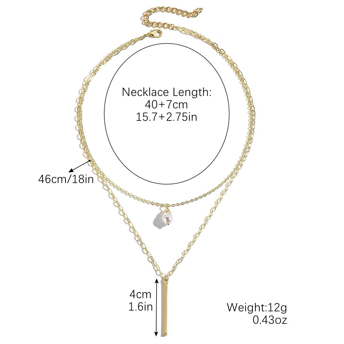 

Ожерелье для женщин Ожерелье Модное ожерелье с подвеской Ins Простое Высокое чувство женского ожерелья Многослойное красивое элегантное ожерелье для нее