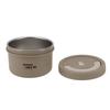 Bento Box Round 600ml Lunch Container Stainless Steel Tight Sealing Leakage Proof Insulated