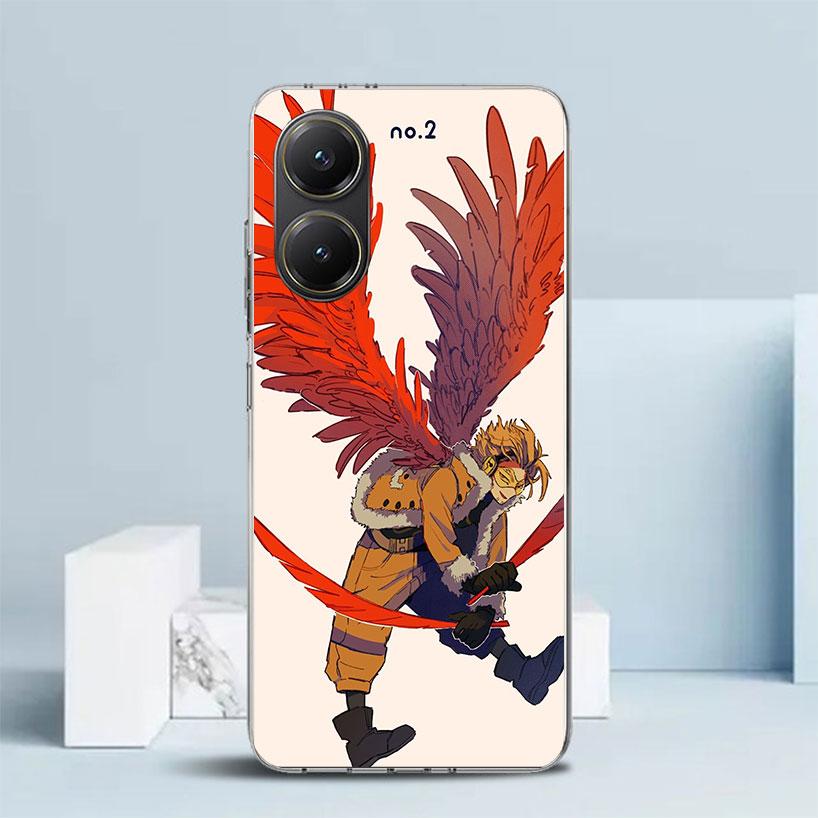 Hawks MHA My Hero A-Academy Phone Case For Xiaomi Poco F7 Ultra X5 X6 X7 Pro M7 Redmi 15C 15 13C 13 12C 12 10C 10 10A 9 9C 9A 9T