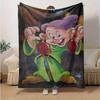 1pc, Dopey Dwarf Home Decor Blanket: A Perfect Gift for Your Bedroom, Living Room, or Travel, Flannel Throw Blanket, Ideal for Couches
