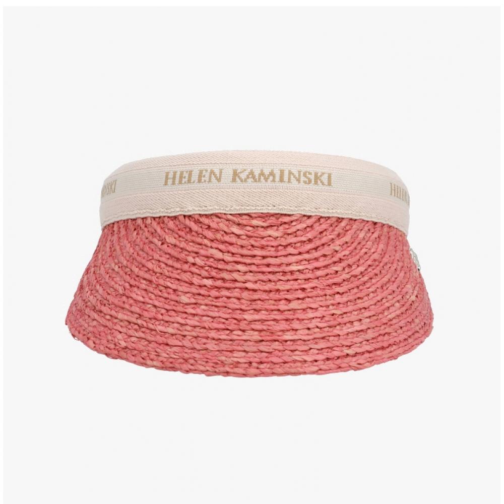 Helen Kaminski Bianca 8 Pomelo Natural Logo Visor Sun Cap Hat52204