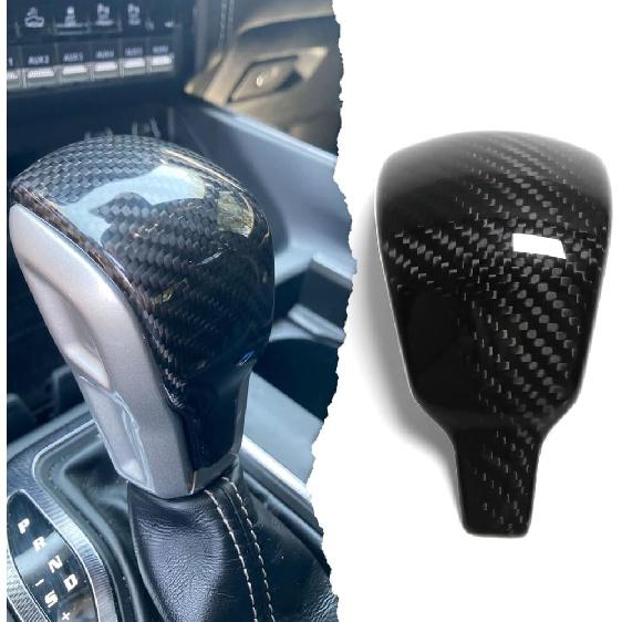 

Car Center Console Water Cup Panel Cover for Dodge Ram 1500 TRX Limited Rebel Laramie 2019 2020 2021 2022 2023, Genuine Carbon Fiber Interior Cup Gear Shift Knob Cover