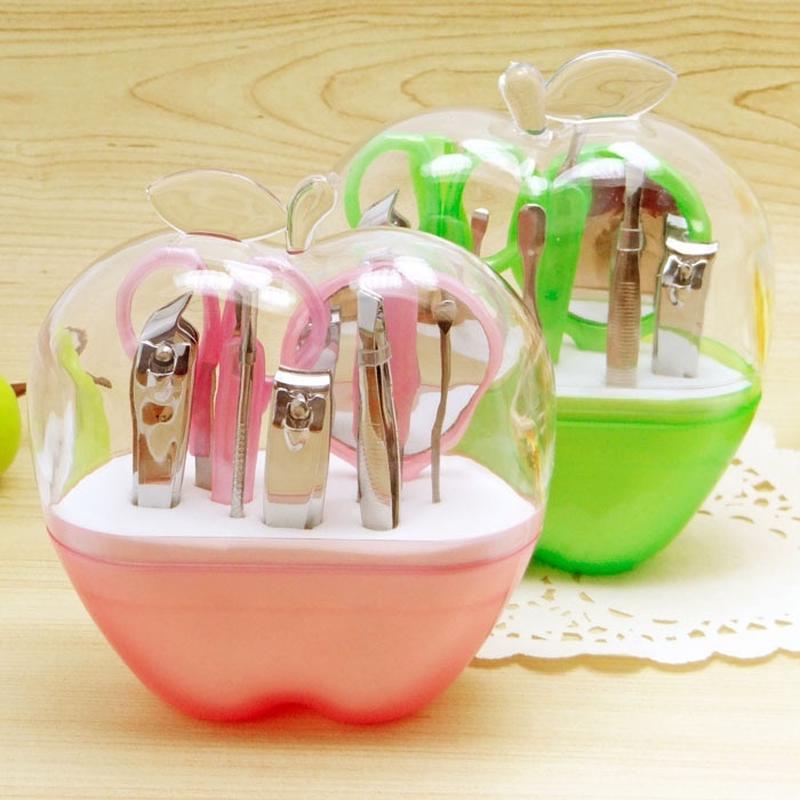 9Pcs1set Маникюр Педикюр Уши Кусачки для ногтей Набор для ухода за ногтями Модный набор инструментов для личной гигиены