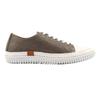 Lunar Womens/Ladies Truffle II Leather Plimsolls
