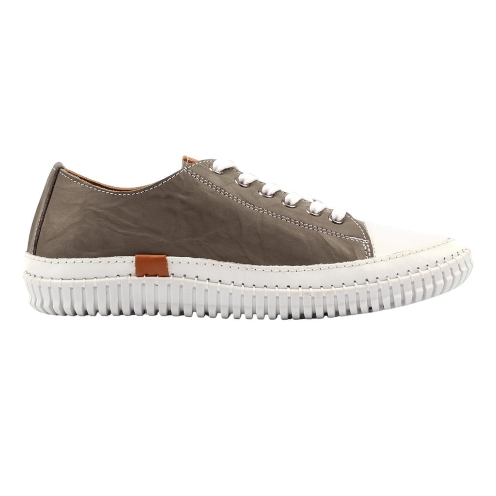 Lunar Womens/Ladies Truffle II Leather Plimsolls