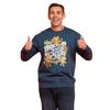 Fraggle Rock Unisex Adult Dance Your Cares Away Swirl Sweatshirt