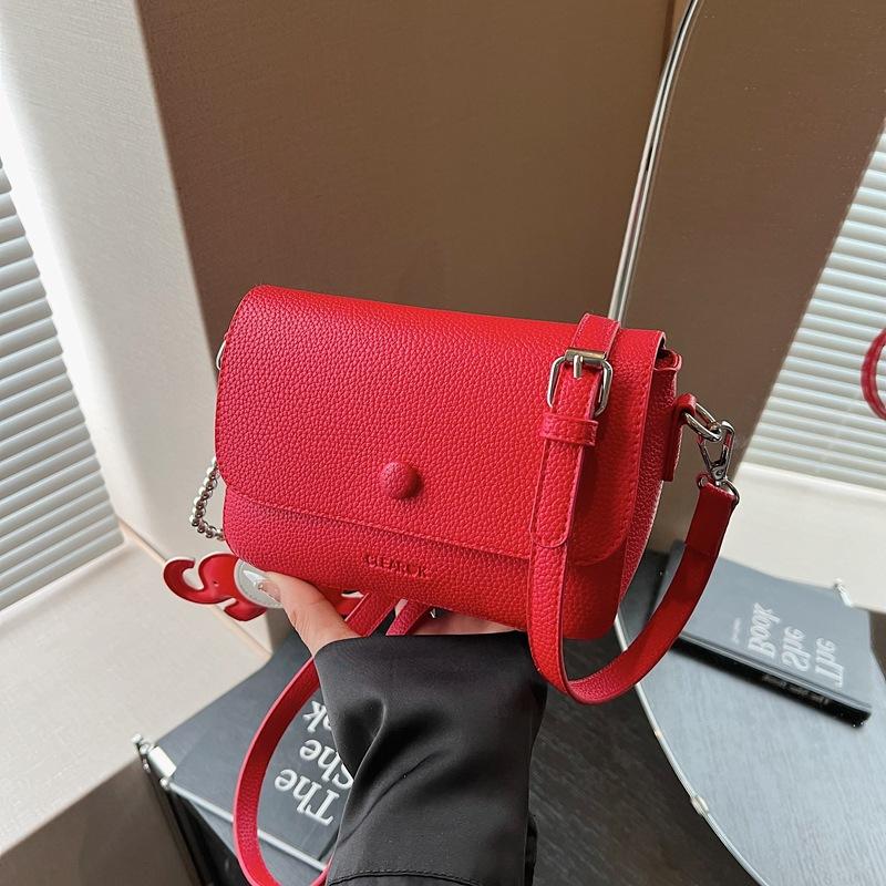 Summer Small Bag Women's New Versatile Simple Shoulder Messenger Bag Casual Small Square Bag