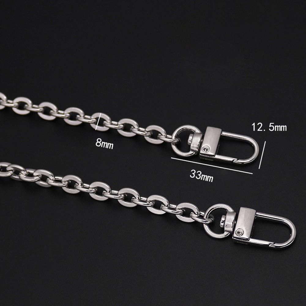 DIY Bag Accessories Gold Silver Black Metal Bag Chains Adjustable Luxury Crossbody Chain Single Shoulder Strap