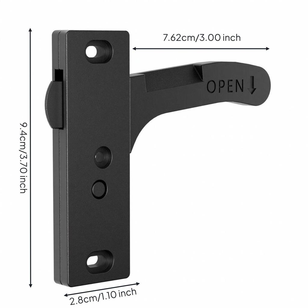 RV Hardware Long-Lasting Trailer Screen Door Latch with Mounting Screws Sturdy