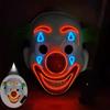 Maschera Luminosa Jack Clown EL - Accessorio Lampeggiante per Halloween