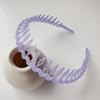 For Women Headwear Hair Comb Toothed Hair Band Hair Accessories Korean Style Hairband Wave Headband