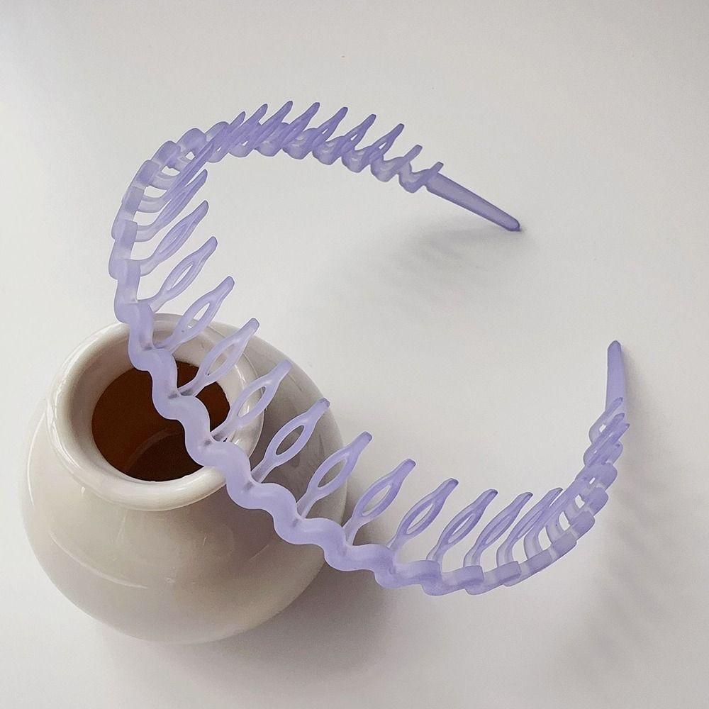 For Women Headwear Hair Comb Toothed Hair Band Hair Accessories Korean Style Hairband Wave Headband