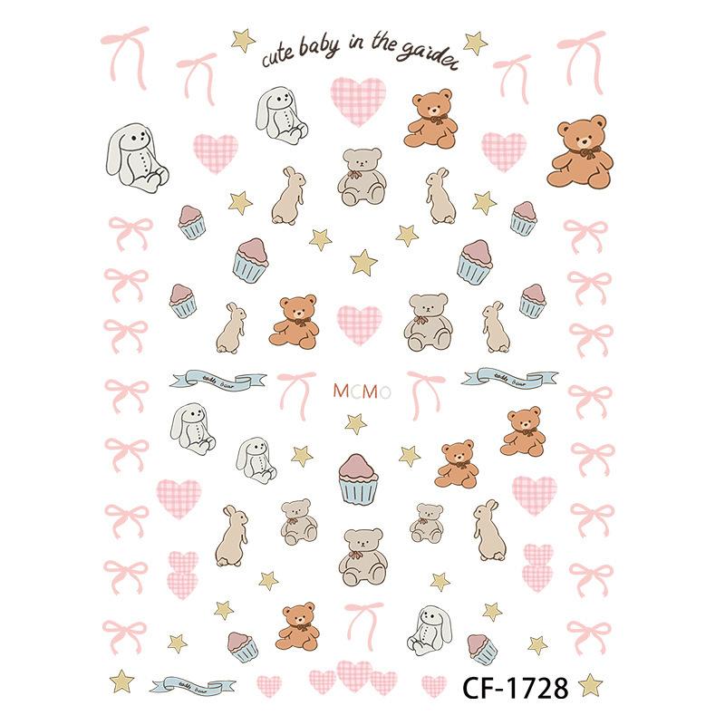Adesivo 3D a Rilievo Cane Gatto Cartone Animato Mini Carino Decorazione Bombata Stampata UV per Fotocamera Polaroid CCD e Cover del Telefono Decalcomania per Unghie da Ragazza