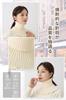 LeafIn Knitted Neck Turtleneck Cold High Winter Set of Each Women's Collar, Cover, Collar, Warm, Protection, Neck, (3-Piece (1 Color))
