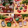 Santa Claus Tinplate Candy Box Cute Handbag Shape Candy Box Kids Gifts Small Tin Box Cookie Gift Box For Christmas Decoration