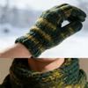 Handmade Knitted Iridescent Shimmer Yarn Thickened Sewing Crochet Knitting Yarn Soft Woven Thread