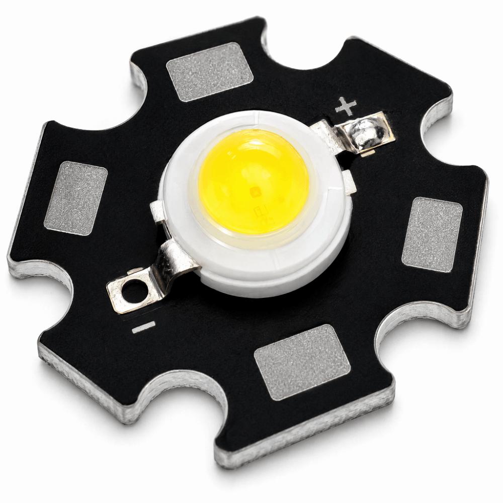 25PCS Aluminum Base LED Chip 3V LED Lamp Chip Durable LED Bead Bulb Lamp