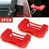 Red Car Accessories Seat Belt Buckle Clip Silicone Anti-Scratch Protector Cover