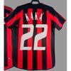 Retro jersey football jersey classic nostalgic replica Thai jersey Kaka game training jersey short-sleeved sportswear