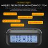 Solar TPMS AN-10C LCD Digital Display Car Tire Pressure Monitoring Alarm System