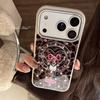 Leopard Print Bow Case Suitable for Apple 17 Pro Max, 13 Gold-plated Magnetic Stand, iPhone 16 Sweet and Cool 15