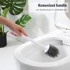 ecoco Toilet Brush and Holder Set Toilet Bowl Brush Bathroom Hollow Drainage Holder Toilet Soft Cleaner Brush Kit with