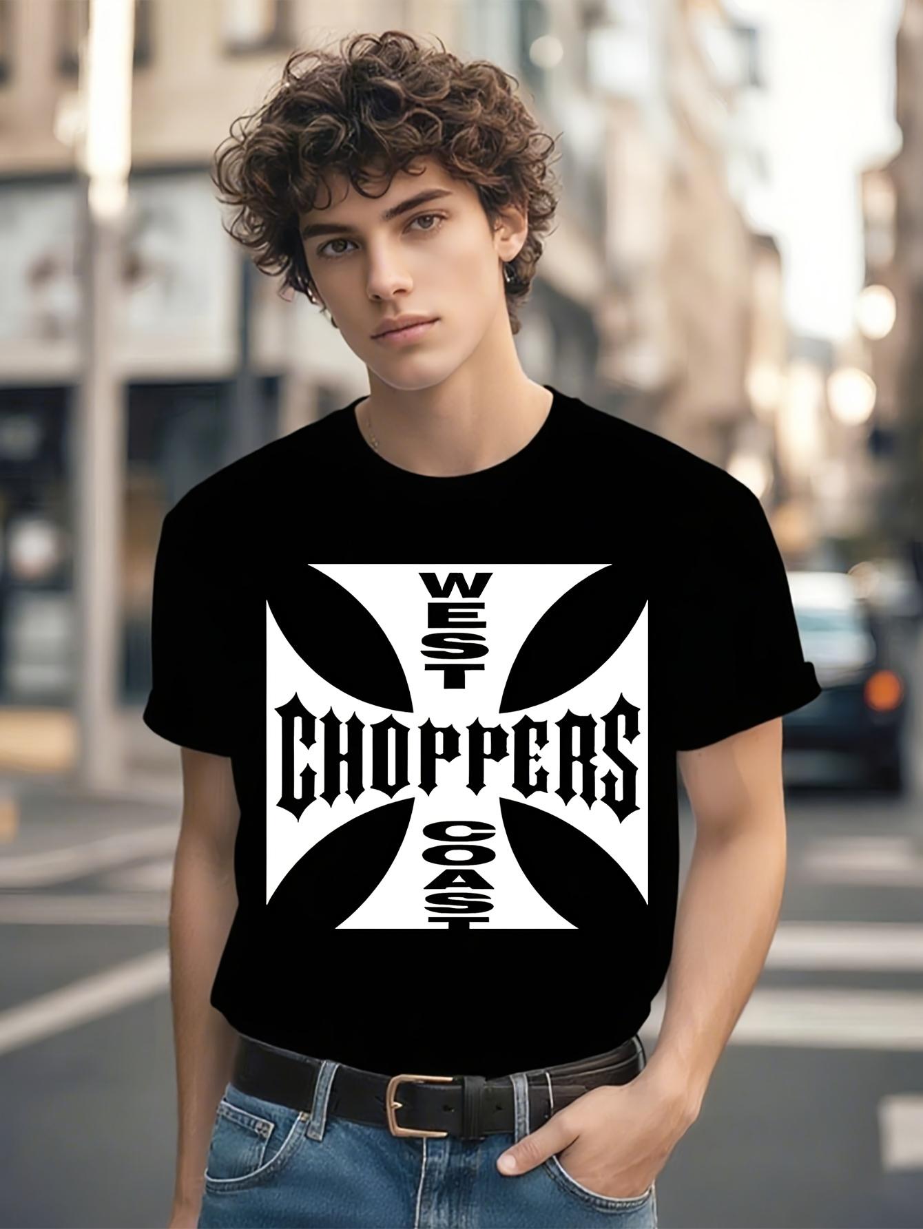West Coast Choppers Graphic T-shirt - Heavyweight Cotton Crewneck Tee XXXXL