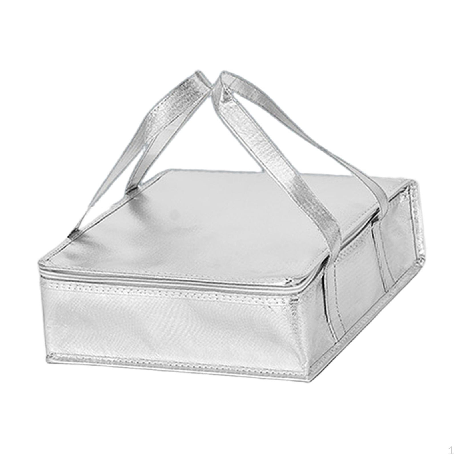 Сумка Изотермическая для Переноски Еды Устойчивая к Разрывам Удобная в Чистке Подходит для Доставки 10 inch