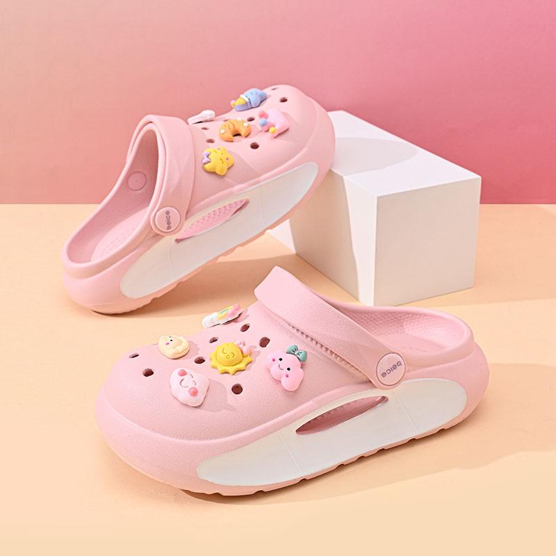 Colorful And Adorable Kids Soft Bottom Eva Slipon Shoes Nonslip Sandals Casual