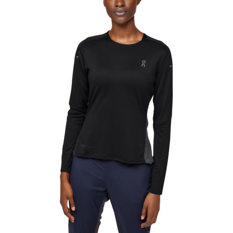 ON Performance Long Tee Eclipse Black/Eclipse Women Tops 1WE10320106