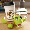 3D Printed Panicked Turtle Coaster Home/Office Decorative Coffee Tea Cup Mat Insulation Pad Mug Holder with Funny Expression