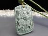 [Stone Street] Kirin (Giraffe) Dark Jadeite High-Quality Natural Stone Genuine Jadeite Cotton Luxury Cord Necklace Happiness and Stability