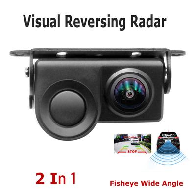 2v1 LCD displej Auto zpátečka Radar Zvuková výstraha Video Parkovací senzor Kamera s nočním viděním Auto zadní kamera