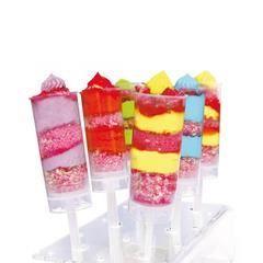 Kit à 8 Mini Push Cakes - SCRAPCOOKING - Réutilisables - 50 ml - 18 cm de hauteur