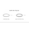 Verte 925 Silver Ronde Dew Ring   cinq.Silver.231
