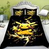 Electric Mouse Bedding Set Children'S Bedding Set Squirtle Quilt Duvet Cover King Size Twin Covers Children Printed 100% Polyest