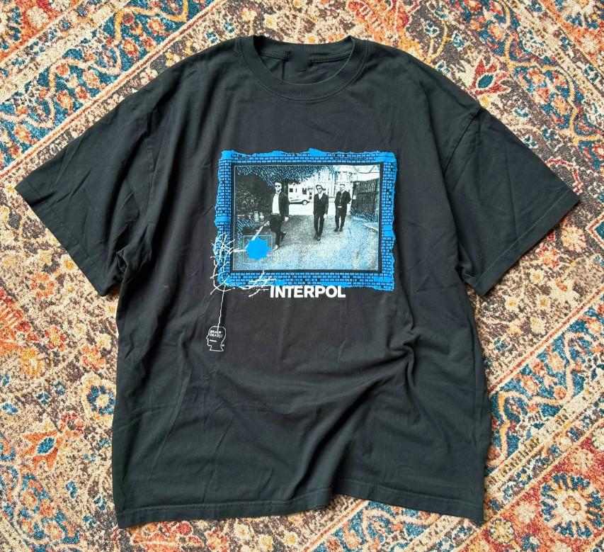 Vintage Braindead x Interpol Atiba Jefferson Photo T-shirt All Size Unisex T-Shirt XXXXL