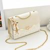 Ladies Fashion Crossbody Small Square Bag Girls Shoulder Bag Feminine Cross Square Tassel Pendant Sequins Embellished
